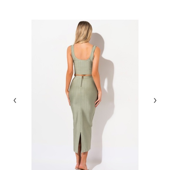 Akira Sage BANDAGE MIDI SKIRT - Picture 3 of 10